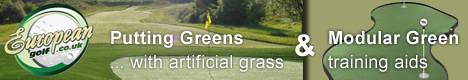 Synthetic putting green