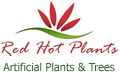 Artificial plants, trees and hanging baskets by Red Hot Plants